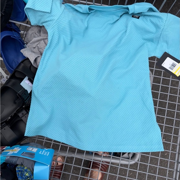 Converse Girls XL Teal Blue Tank Top - Picture 4 of 5